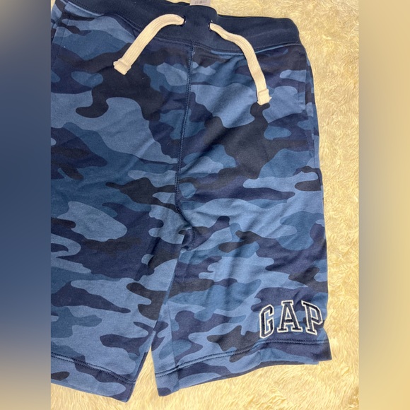 GAP big boys shirt and shorts -blue camouflage NEW - Picture 6 of 15